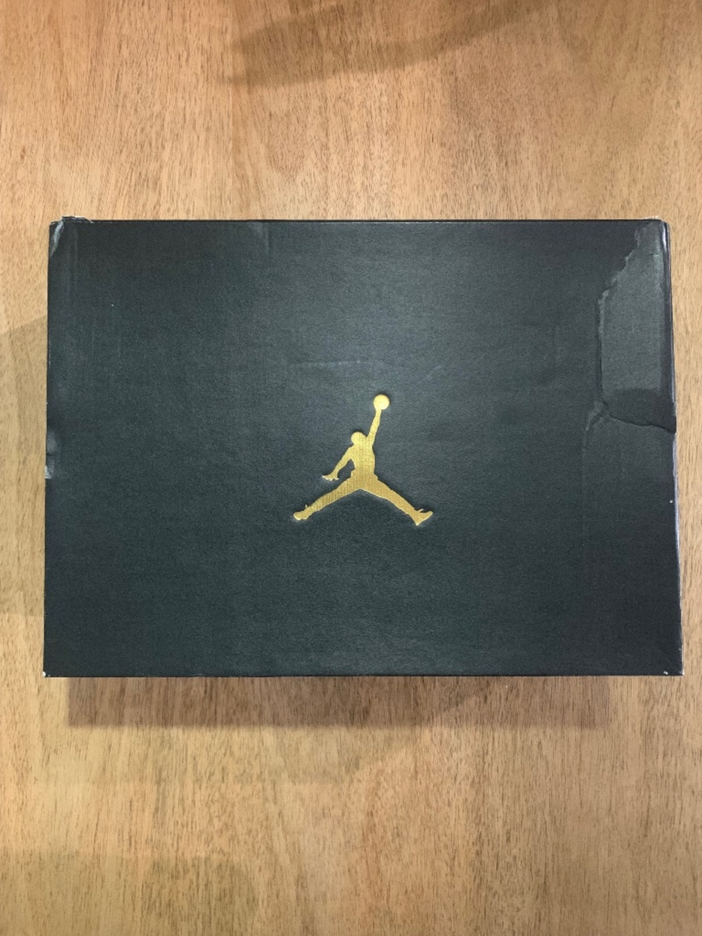 Nike jordan Empty shoe box black and gold
